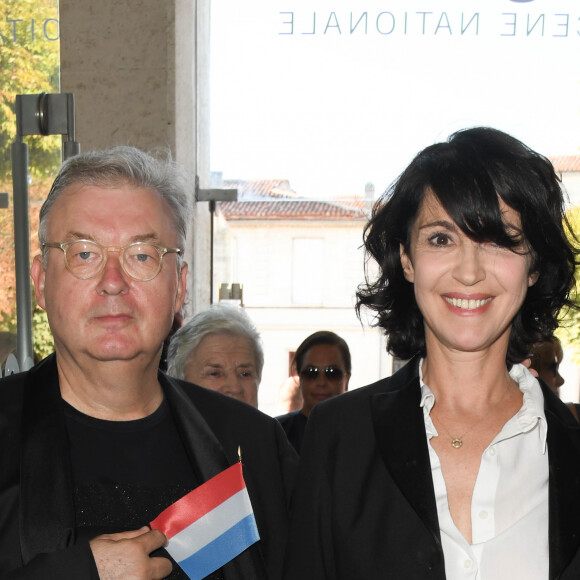 Dominique Besnehard et Zabou Breitman - Cérémonie de clôture de la 12ème édition du festival du Film Francophone d'Angoulême, le 25 août 2019. © Coadic Guirec/Bestimage