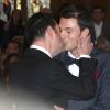 Mariage du conseiller régional PS Jean-Luc Roméro et Christophe Michel à la mairie du XIIeme par le maire de Paris. Le 27 septembre 2013.