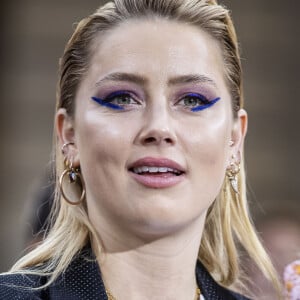 Amber Heard - Défilé L'Oréal Paris 2019 à la Monnaie de Paris le 28 Septembre 2019 pendant la fashion week. ©Olivier Borde / Bestimage