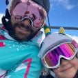 Laurent Ournac avec sa fille Capucine au ski - 18 février 2020, Instagram