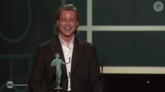 Brad Pitt lors des SAG Awards à Los Angeles, le 19 janvier 2020.
