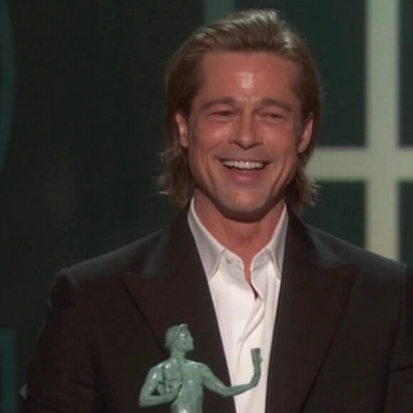 Brad Pitt lors des SAG Awards à Los Angeles, le 19 janvier 2020.