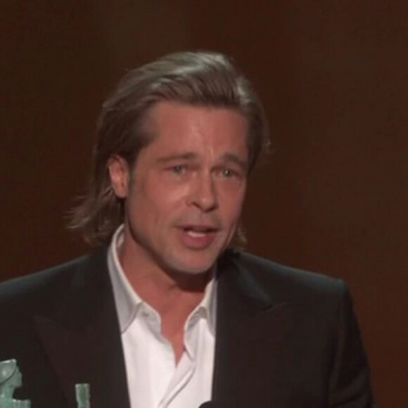 Brad Pitt aux SAG Awards, le 19 janvier 2020.