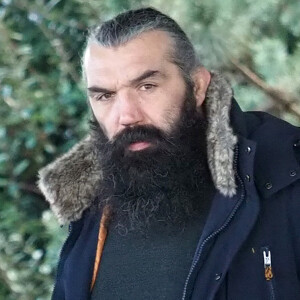Sébastien Chabal - Les people quittent leur hôtel afin de participer à l'enregistrement du nouveau spectacle des Enfoirés à Bordeaux le 28 janvier 2019.