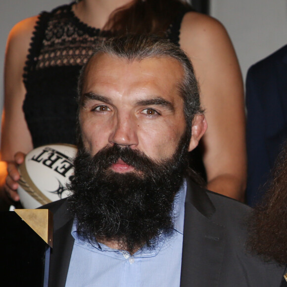 Sébastien Chabal - 14ème Nuit du Rugby à l'Olympia à Paris le 18 Septembre 2017. © Denis Guignebourg/Bestimage