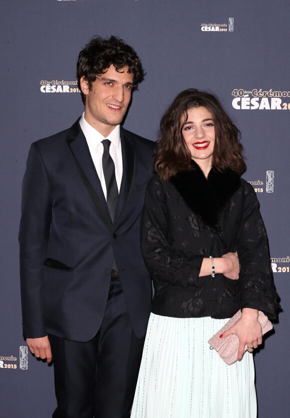 Louis Garrel et sa soeur Esther Garrel - Photocall de la 40ème cérémonie des César au théâtre du Châtelet à Paris. Le 20 février 2015