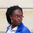 Sibeth N'Diaye - Le président Emmanuel Macron reçoit Mahmoud Abbas, président de l'Autorité palestinienne, au palais de l'Elysée à Paris le 21 septembre 2018. © Stéphane Lemouton / Bestimage