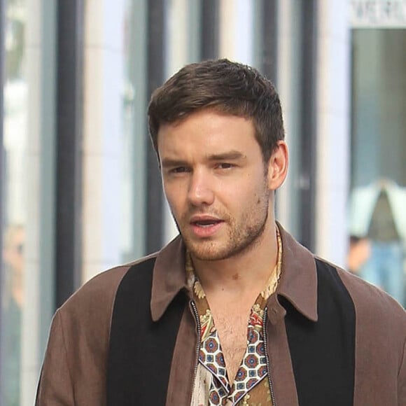 Liam Payne se promène dans les rues de Los Angeles avec un ami. Le 21 janvier 2020