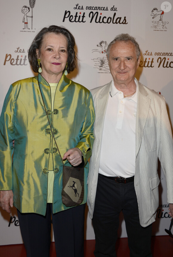 Dominique Lavanant et Daniel Prévost lors de l'avant-première du film "Les vacances du Petit Nicolas" au Gaumont Opéra à Paris le 22 juin 2014