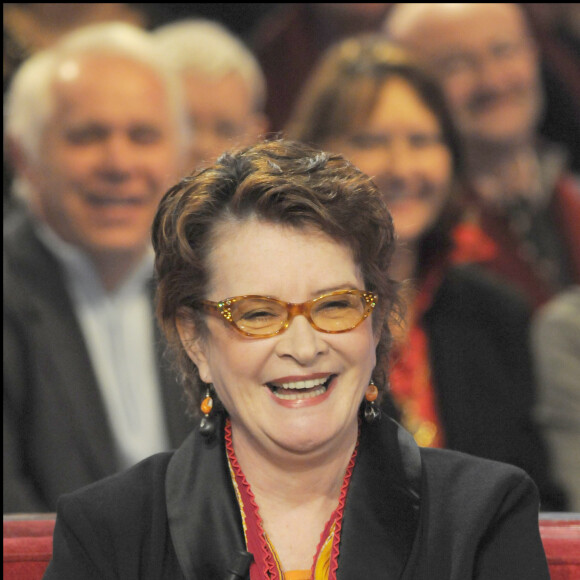 Dominique Lavanant en février 2010 dans l'émission Vivement dimanche.