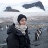 Une photo de Marion Cotillard en Antartique lors d'une voyage organisé par Greenpeace.