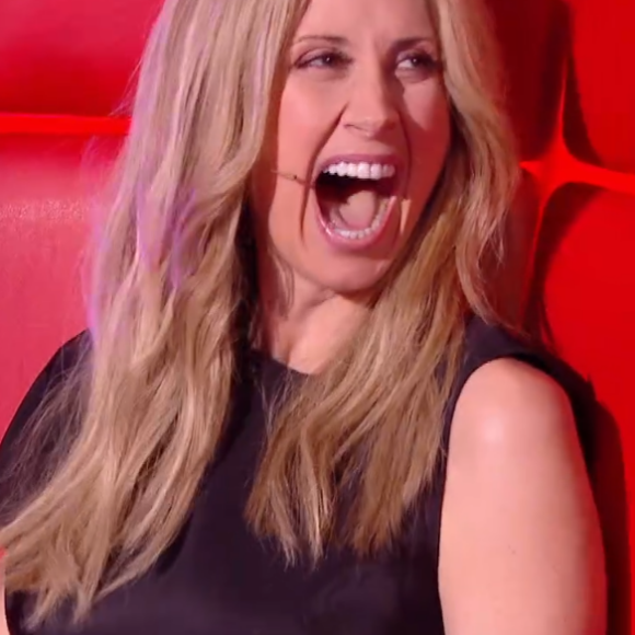 Toni lors des K.O de "The Voice" - Talent de Amel Bent. Émission du samedi 11 avril 2020, TF1