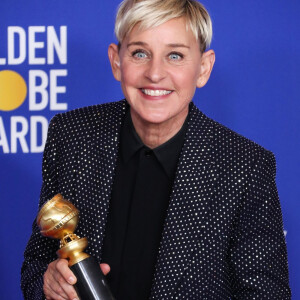 Ellen DeGeneres lors de la Press Room (Pressroom) de la 77ème cérémonie annuelle des Golden Globe Awards au Beverly Hilton Hotel à Los Angeles le 5 janvier 2020.