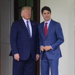 Le président Donald Trump reçoit Justin Trudeau, premier ministre du Canada à la Maison Blanche à Washington le 20 juin 2019