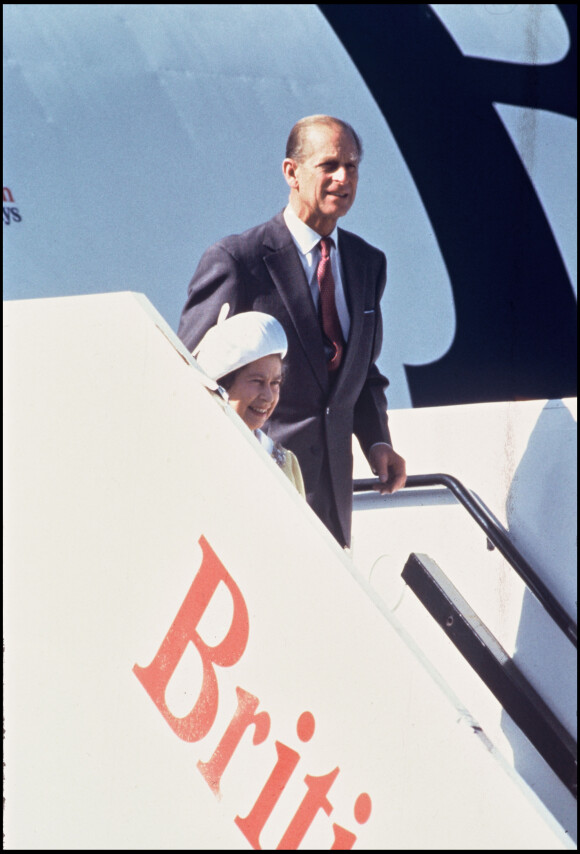 Elizabeth II et son mari le prince Philip en voyage au Kenya en 1983.