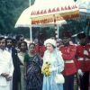 Elizabeth II en voyage au Sri Lanka en 1981.