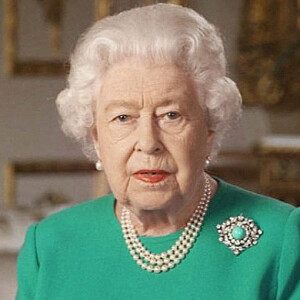 Extrait du discours de la reine Elizabeth en pleine crise du coronavirus diffusé à la télévision depuis le château de Windsor le 5 avril 2020.