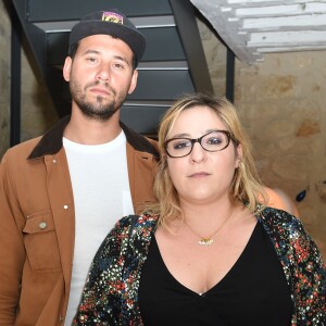 Marilou Berry et Alexis (Le Diamantaire, artiste street art) - Soirée de lancement de l'appareil photo Instax SQ6 de Fujifilm à l'Instax Square House à Paris le 24 mai 2018. © Giancarlo Gorassini/Bestimage