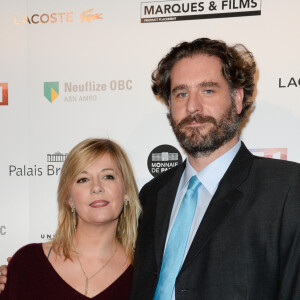 Flavie Flament et Phillip Schurer - 25ème édition des Trophées du Film Français 2018 au Palais Brongniart à Paris, le 6 février 2018. © Coadic Guirec/Bestimage