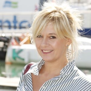 Flavie Flament - Photocall lors du 19e Festival de la Fiction TV de La Rochelle, le 15 septembre 2017.