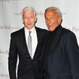 Peter Beard et Anderson Cooper à New York, le 5 juin 2012.