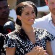 Meghan Markle, duchesse de Sussex, en visite dans le township de Nyanga, Afrique du Sud. Le 23 septembre 2019.