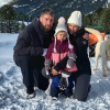 Luka Karabatic, Jeny Priez et leur fille Deva. Janvier 2020.