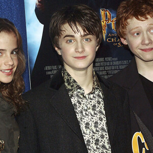 Emma Watson, Daniel Radcliffe et Rupert Grint - Première du film "Harry Potter et la chambre des secrets". New York. Le 11 novembre 2002.