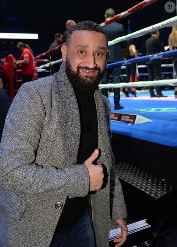 Cyril Hanouna lors du gala de boxe Univent à l'AccorHotels Arena de Paris pour le championnat du monde WBA le 15 novembre 2019. © Veeren / Bestimage