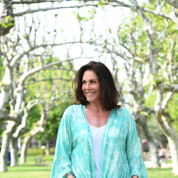 La comédienne Astrid Veillon est présente au 1er Festival du Polar de Saint Laurent du Var le 28 avril 2018 pour présenter d'une part la série " Tandem " créée par J.Marcus (2016) lors d'une projection-débat, et d'autre part pour une lecture lecture d'extraits de Mato grosso (Albin Michel), dernier ouvrage d'un des auteurs de polars les plus en vue du moment, I.Manook. La municipalité de Saint Laurent du Var a confié à la société MPO l'organisation de ce week-end consacré à la littérature noire, le seul et unique événement consacré à ce genre sur la Côte d'Azur. © Bruno Bebert / Bestimage