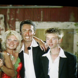 Archives - Nathalie Marquay, Jordy, Joanna Roziak et Daniel Ducruet - Jordy remporte la 2e édition de "La Ferme Célébrités". Le 28 juin 2005.