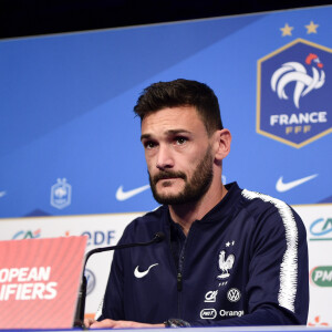 Hugo Lloris (Fra) - Conférence de presse de l'équipe de France à Saint Denis, le 6 septembre 2019.