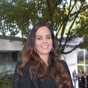 Anouchka Delon enceinte - Arrivées au défilé Elie Saab "Collection Prêt-à-Porter Printemps/Eté 2020" lors de la Fashion Week de Paris (PFW), le 28 septembre 2019. © Veerren Ramsamy - Christophe Clovis / Bestimage