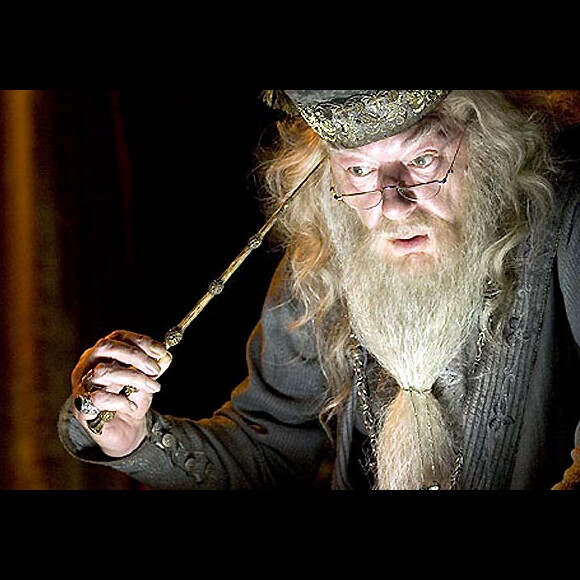 Michael Gambon dans le film "Harry Potter et la coupe de feu". 2005.