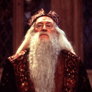 Richard Harris dans "Harry Potter à l'école des sorciers". 2001.