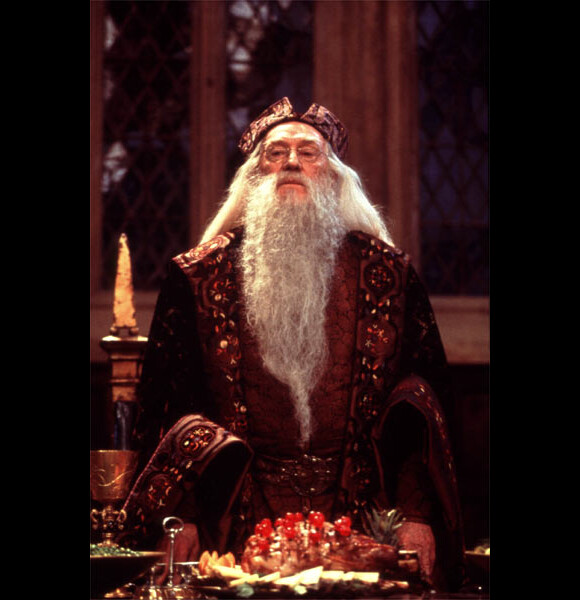 Richard Harris dans "Harry Potter à l'école des sorciers". 2001.