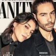  Leïla Bekhti et Tahar Rahim en couverture de "Vanity Fair", numéro décembre 2019-janvier 2020. Le couple d'acteurs n'avaient encore jamais posé pour la couverture d'un magazine. 