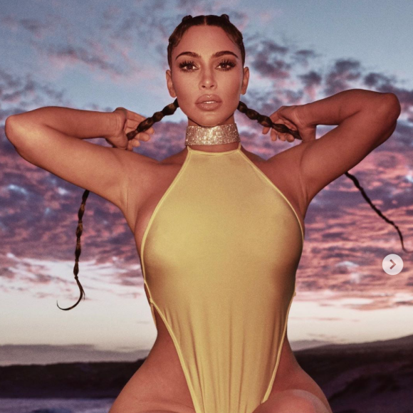 Kim Kardashian. Avril 2020.