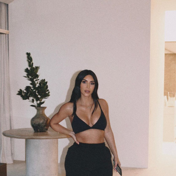 Kim Kardashian. Avril 2020.