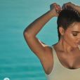 Kim Kardashian photographiée par Greg Swales pour sa marque de sous-vêtements, Skims. Avril 2020.