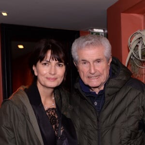 Exclusif - Valérie Perrin et son compagnon Claude Lelouch - Inauguration du restaurant de G. Houzé et B. Patou, "La Fontaine Gaillon" au 1 Rue de la Michodière dans le 2ème arrondissement à Paris le 15 janvier 2020. Situé à deux pas de l'opéra Garnier, le restaurant "La Fontaine Gaillon" doit son nom à la fontaine du XVIIIe siècle qui trône devant sa façade. G.Depardieu et C. bouquet, sa compagne à l'époque, en avaient fait l'acquisition en 2003. Le restaurant a été rachété en juin 2019 par B. Patou, président de Moma Group qui compte parmi ses établissements des adresses prestigieuses comme le Victoria Paris, place de l'Étoile, Le Marta (le bar du Fouquet's), le Froufrou du théâtre Édouard-VII, et le restaurant historique Lapérouse, quai des Grands-Augustins dans le 6ème arrondissement. Le grand chef M. Veyrat s'est installé dans l'iconique restaurant, et promet de faire parler de lui, comme à son habitude. Une carte iodée pour l'occasion, faisant la part belle aux poissons de lacs, une belle sélection de vins, un nouveau décor au " chic parisien " sans oublier une généreuse terrasse – l'une des plus agréables de Paris – composent le visage de la Fontaine Gaillon, une adresse pensée avant tout dans la continuité d'une institution de quartier.© Rachid Bellak/Bestimage