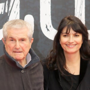 Claude Lelouch et sa compagne Valérie Perrin - Clôture de la 10e édition du festival international du film policier aux cinémas CGR à Beaune, le 07 avril 2018 © CVS/Bestimage