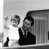 Lady Diana, le prince Charles et leurs enfants William et Harry en voyage en Italie au printemps 1985.
