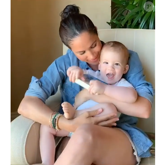 Meghan Markle et son fils Archie sur Instagram, le 6 mai 2020.