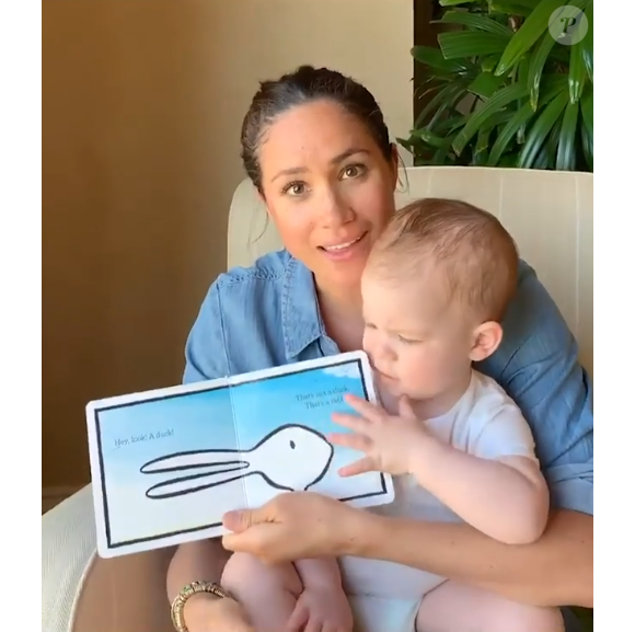 Meghan Markle et son fils Archie sur Instagram, le 6 mai 2020.