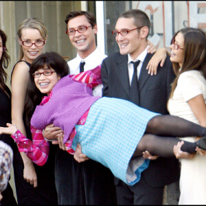 America Ferrera sur le tournage de la série "Ugly Betty". Los Angeles. Le 5 novembre 2006.