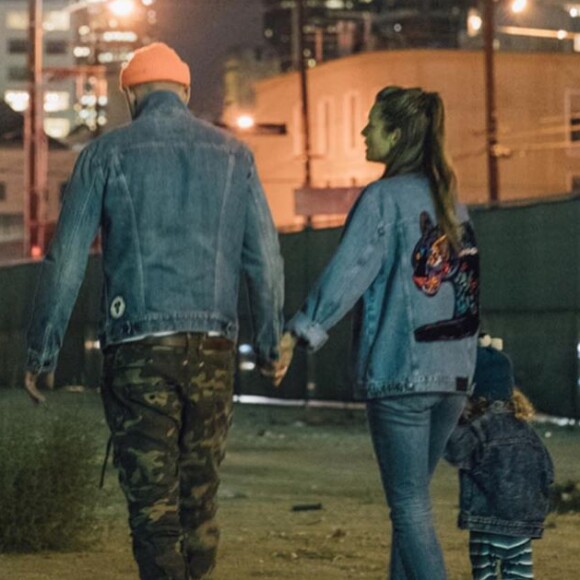 Justin Timberlake, son épouse Jessica Biel et leurs fils Silas (5 ans), sur Instagram, le 10 mai 2020.