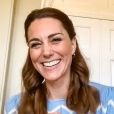 Kate Middleton lors d'un appel vidéo avec de jeunes parents, sur Instagram, le 2 mai 2020.