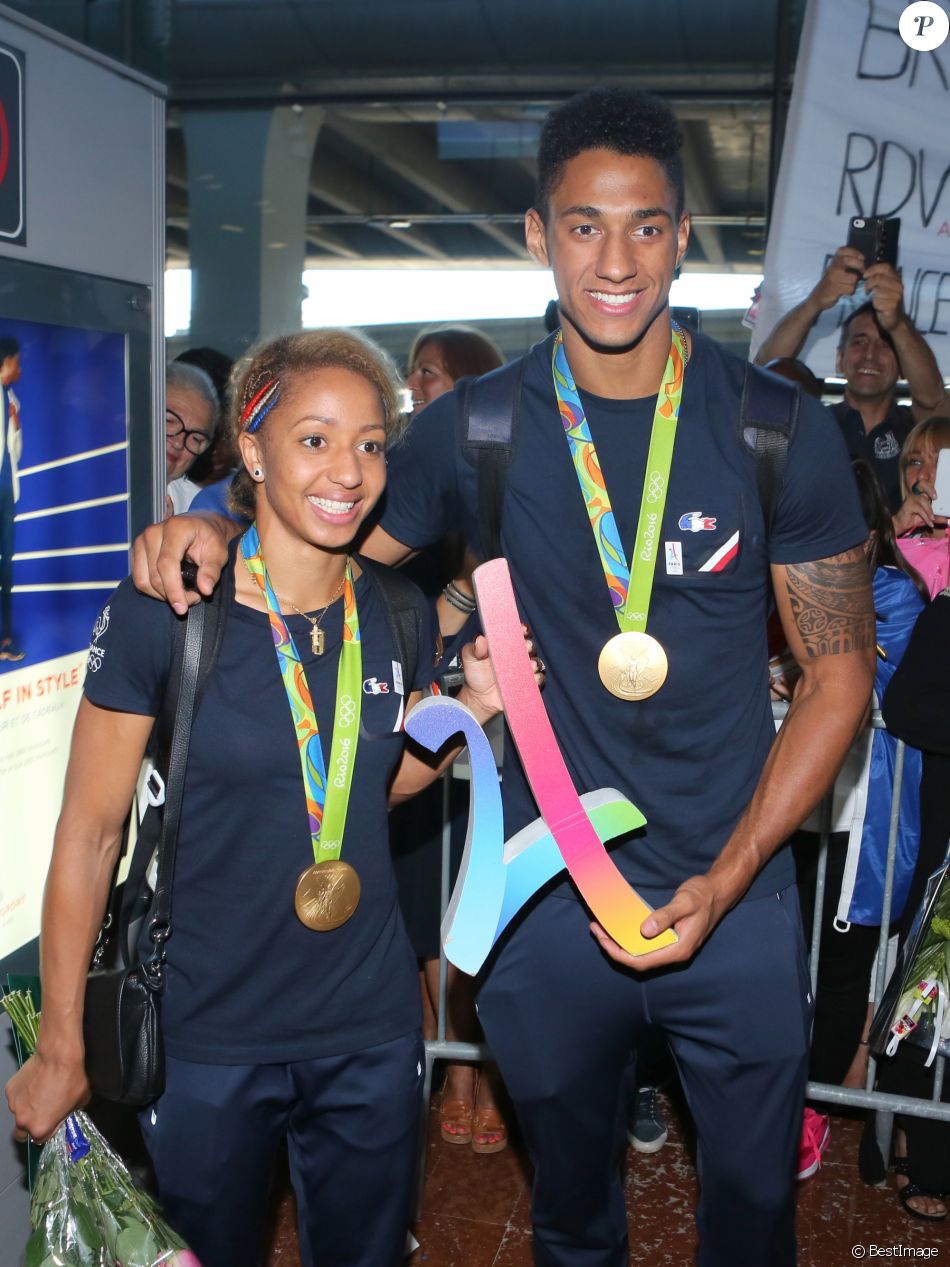 Tony Yoka et Estelle Mossely - Arrivées des athlètes des ...