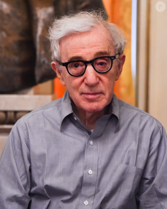 Woody Allen - Le réalisateur et musicien américain Woody Allen donne une conférence de presse pour annoncer qu'il va diriger l'opéra "Gianni Schichi" de Puccini à La Scala de Milan, le 2 juillet 2019.